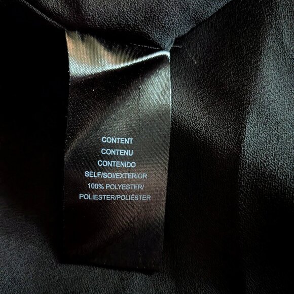 Leyden Women's Sleeveless V Neck Tank Top in Black Size XL - Picture 6 of 6